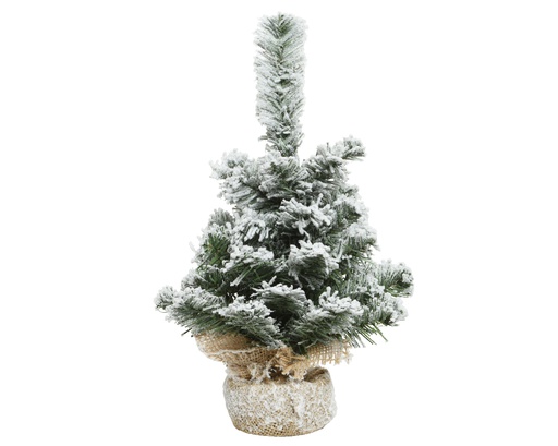 MINI ARBRE IMPERIAL ENNEIGE - VERT/BLANC - dia25.00-H35.00cm