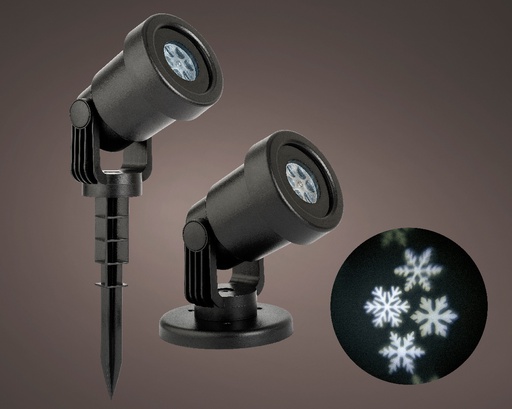 [4-494393] LED PROJECTOR OUTDOOR COOL WHITE L15.50-W10.50-H16.00cm-4L