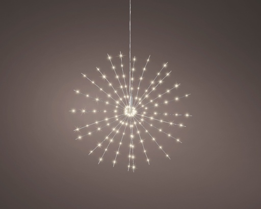 [4-493631] ***MICRO LED POLESTAR OUTDOOR SILVER/WARM WHITE dia55.00cm-144L