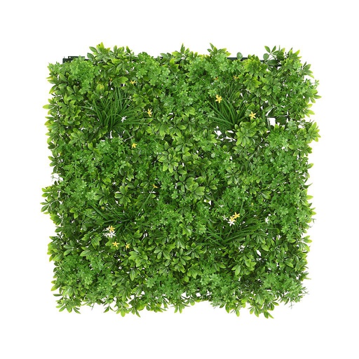 [4-800955] PANEL PARA JARDIN VERTICAL- MIX DE PLANTAS VERDES- 100X100CM