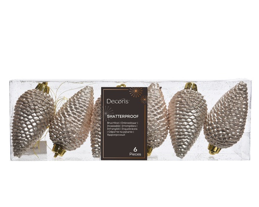 [4-028602] BOLITAS EN FORMA DE PIÑA - PERLA - dia4.50-H8.00cm