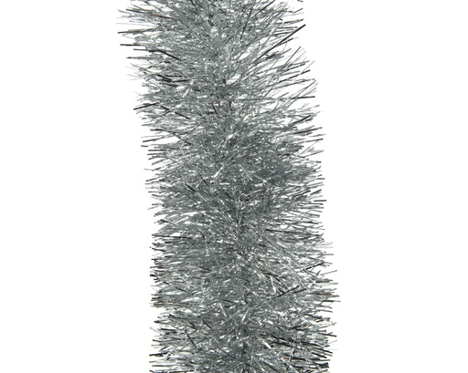 [4-401190] GUIRNALDA TINSEL PVC  - SILVER dia10.00-L270.00cm