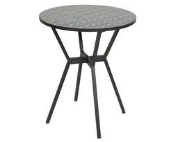 [4-806447] TABLE DE BISTRO - NOIRE - dia60.00-H72.00cm