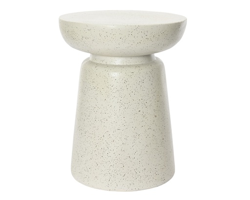 ***SIDE TABLE WHITE dia35.00-H47.00cm