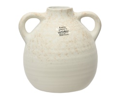 [4-832606] ***JUG EARTHENWARE WHITE/COLOUR(S) dia17.00-H17.00cm