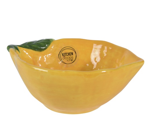 [4-832737] BOL CERAMICA LIMON -16.00-W12.00-H6.00cm