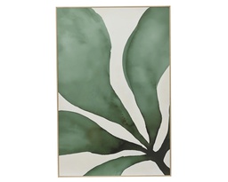 [4-879458] TABLEAU D'UNE PLANTE VERTE - L60.00-W40.00-H2.50cm