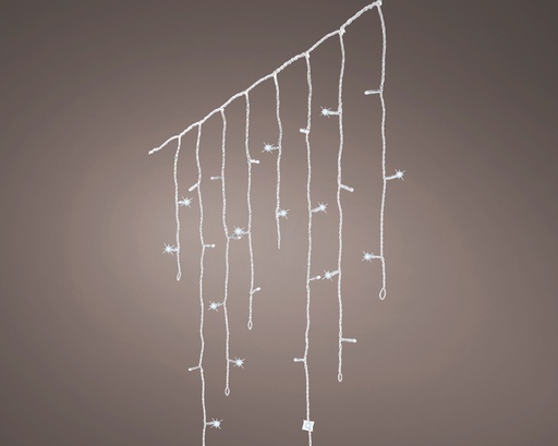 [4-495062] ***LED ICICLE LIGHTS OUTDOOR TRANSPARENT/COOL WHITE L1180.00-H70.00cm-480L