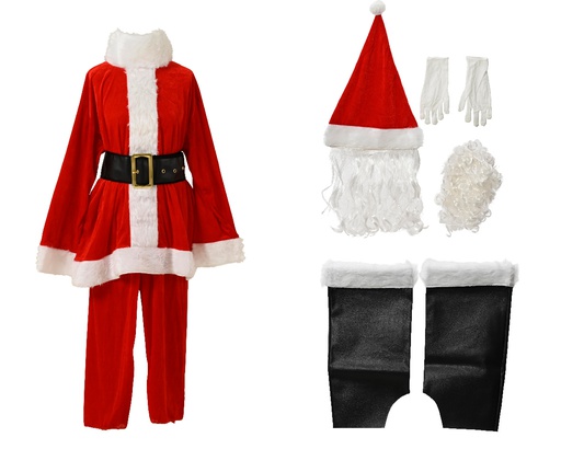 [4-703336] ***SUIT POLYESTER RED L39.00-W34.00-H5.00cm