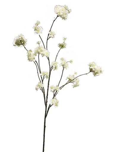 [12-91240-0] (Best) Prunus Malaga spray white 126cm