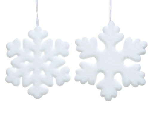 [4-470055] ***SNOWFLAKE FOAM WHITE L20.00-W20.00-H2.30cm
