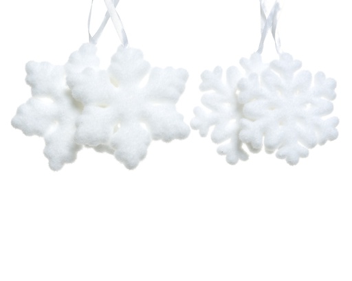 [4-470056] ***SNOWFLAKE FOAM WHITE L11.00-W11.00-H1.60cm