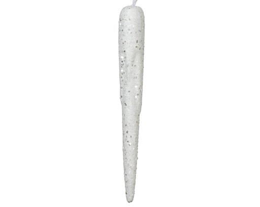 [4-470082] ***ICICLE POLYFOAM WHITE L24.00-W3.40-H3.40cm