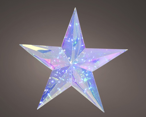 [4-490260] ***MICRO LED STAR BO INDOOR COOL WHITE L10.00-W36.00-H36.00cm-30L