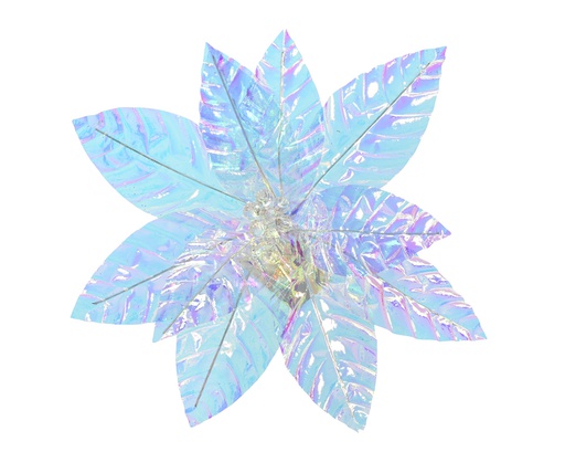 [4-629741] ***POINSETTIA POLYESTER 0 dia31.00-H14.00cm