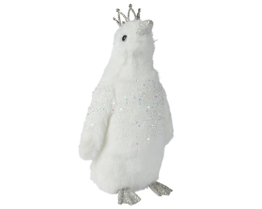 [4-707555] PINGOUIN - BLANC - L15.00-W14.00-H30.00cm