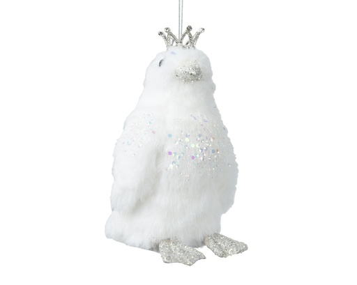 ***PENGUIN POLYESTER WITH CROWN 0 L9.00-W10.00-H17.00cm