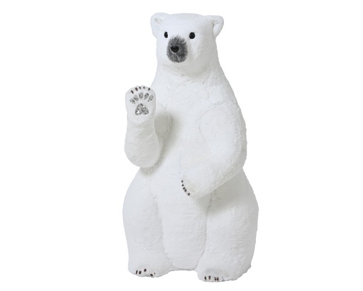 OURS POLAIRE ASSIS (PELUCHE) - L71.00-W58.00-H113.00cm