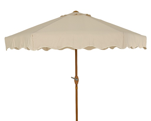 [4-806411] ***PARASOL POLYESTER WARM WHITE dia220.00-H222.00cm