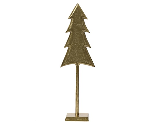 [4-386416] ***DECORATION ALUMINIUM GOLD L13.00-W30.00-H70.00cm