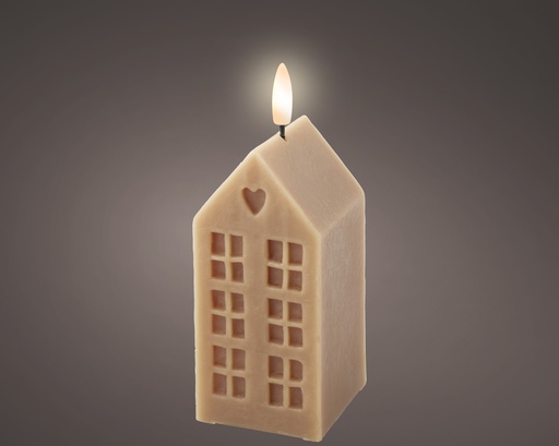 [4-487524] VELA LED CASITA CAMEL/WARM WHITE L6.00-W6.00-H14.80cm-1L