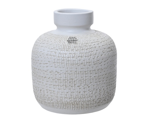 VASE EN TERRE CUITE - L22.00-W22.00-H25.00cm