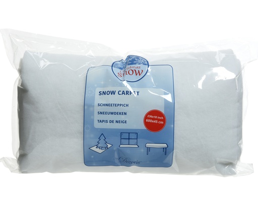 [4-470203] ***SNOW CARPET POLYESTER WHITE L600.00-W45.00-H1.00cm