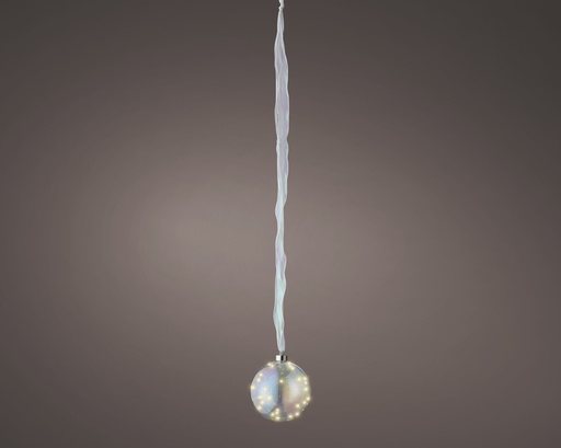 [4-487609] ***MICRO LED BALL BO INDOOR IRIS/WARM WHITE dia14.00cm-30L