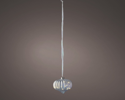 [4-487612] ***MICRO LED ONION BO INDOOR IRIS/WARM WHITE dia20.00-H21.00cm-15L