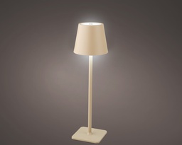 [4-488366] LAMPE LED DE CHEVET - LUMIERE CHAUDE - SABLE - dia11.00-H37.00cm-56L