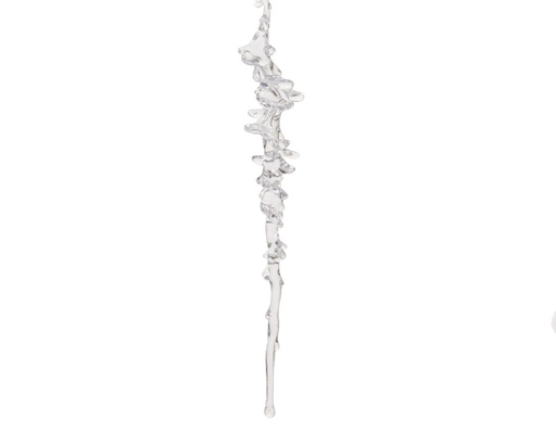 [4-517297] ***ICICLE PLASTIC CLEAR 0 dia2.00-L2.00-W2.00-H25.00cm
