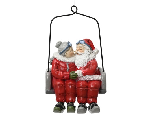 [4-531356] ***SANTA POLYRESIN 0 L8.00-W7.50-H13.00cm