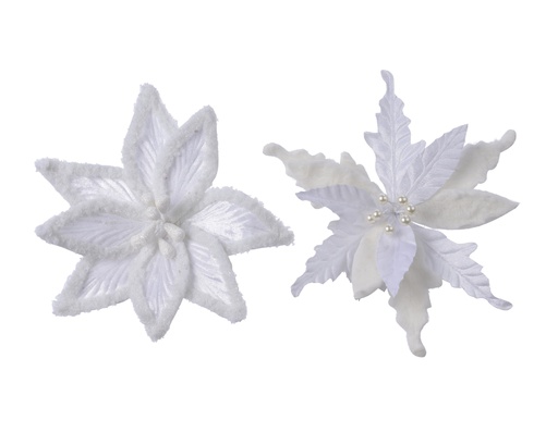 [4-629502] ***POINSETTIA POLYESTER 0 dia30.00-H4.00cm