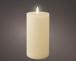 [4-486773] ***LED WICK CANDLE BO INDOOR CREAM/WARM WHITE dia7.00-H15.00cm-1L