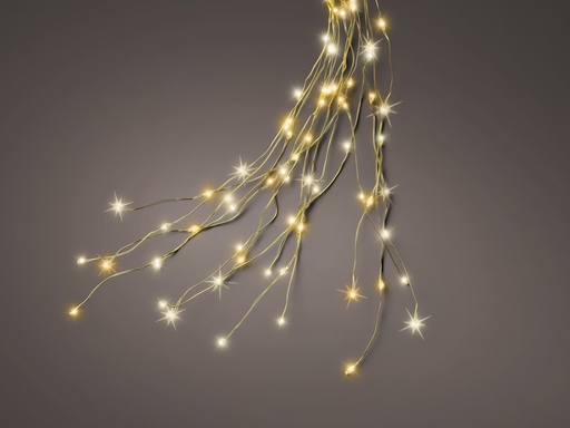 [4-496187] ***MICRO LED TREE BUNCH OUTDOOR GOLD/WARM WHITE/CLASSIC WARM 240cm-832L