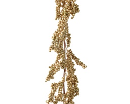 [4-519013] GUIRLANDE EN POREX - BAIES/PERLES DOREES - L5.00-W10.00-H130.00cm