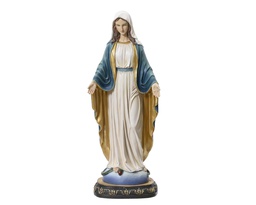 [4-590122] LA VIERGE MARIE - RESINE - L9.00-W6.00-H24.00cm