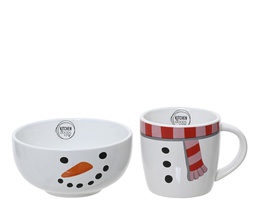 [4-604100] SET DE DESAYUNO - TAZA Y BOL - L15.50-W14.00-H15.00cm