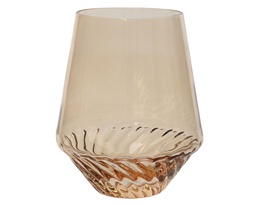 [4-608609] VASE AVEC RELIEFS - AMBRE -dia10.20-H12.50cm