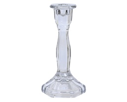 [4-608858] BOUGEOIR EN VERRE - 0 L8.70-W9.80-H19.20cm