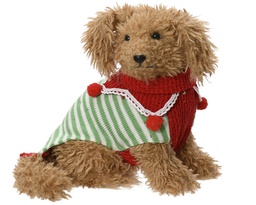 [4-707552] ***DOG POLYESTER 0 L22.00-W29.00-H29.00cm