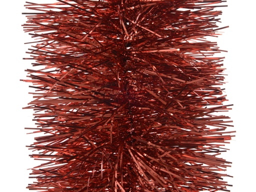[4-420351] ***TINSEL GARLAND PVC CHRISTMAS RED dia20.00-H270.00cm