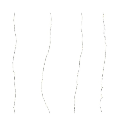 [4-496826] CORTINA MICRO PLATA 90X200CM-200LED/CAL