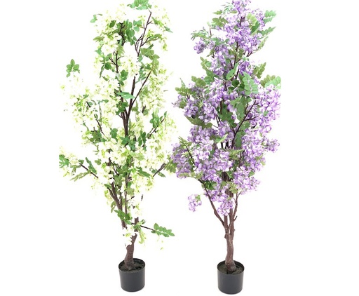 [DHG-383839909005] ***165CM NEW WISTERIA W/POT