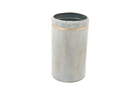 [DHG-383839913737] POTS RONDS EN MÉTAL - LOT DE 3