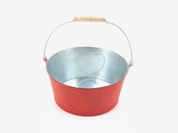 [DHG-383839913373] ***22XH10CM METAL HEART ROUND POT