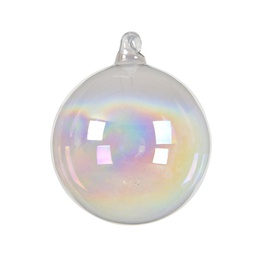 [4-060862] BAUBLE GLASS DIA8CM