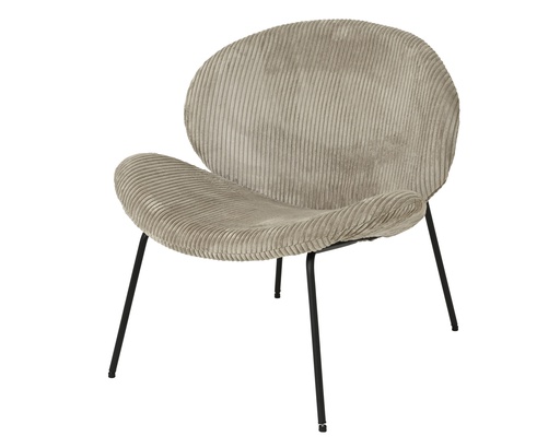 [4-809932] FAUTEUIL - BEIGE - L72.00-W67.50-H73.50cm