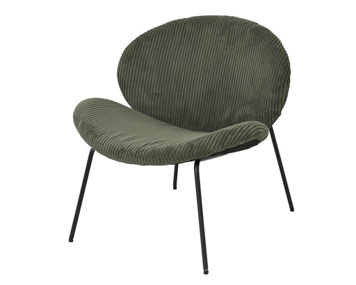 [4-809934] FAUTEUIL - VERT OLIVE - L72.00-W67.50-H73.50cm