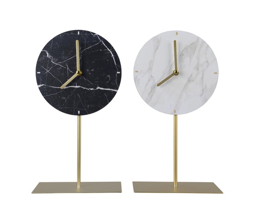 [4-830968] RELOJ DE PIE - MADERA - 2 COLORES - PRECIO UNIDAD -  L20.00-W10.00-H37.00cm